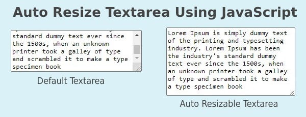  LINK Auto resize textarea