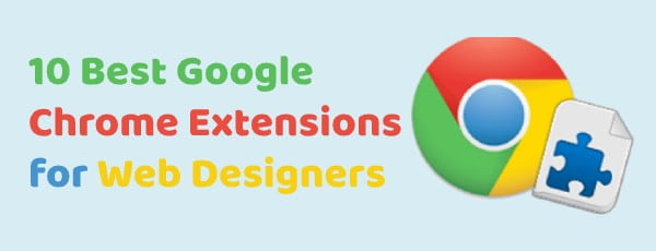 chrome extensions for web designers