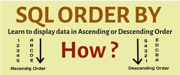 sql order by